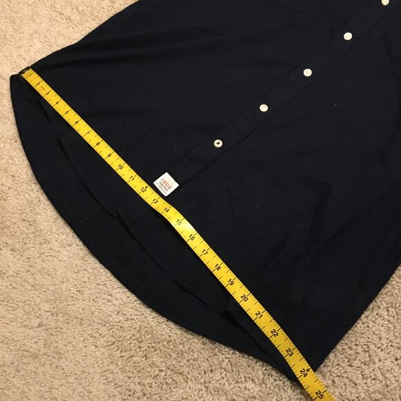 Izod Seaside Poplin 100% Cotton Button Down Shirt - Picture 13 of 15